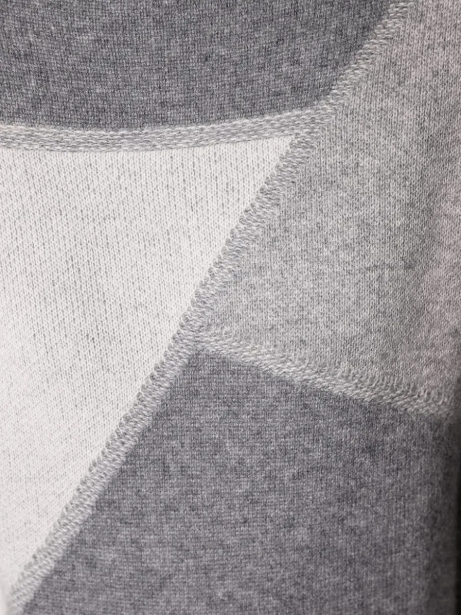 Pull à encolure en U en tricot pur cachemire