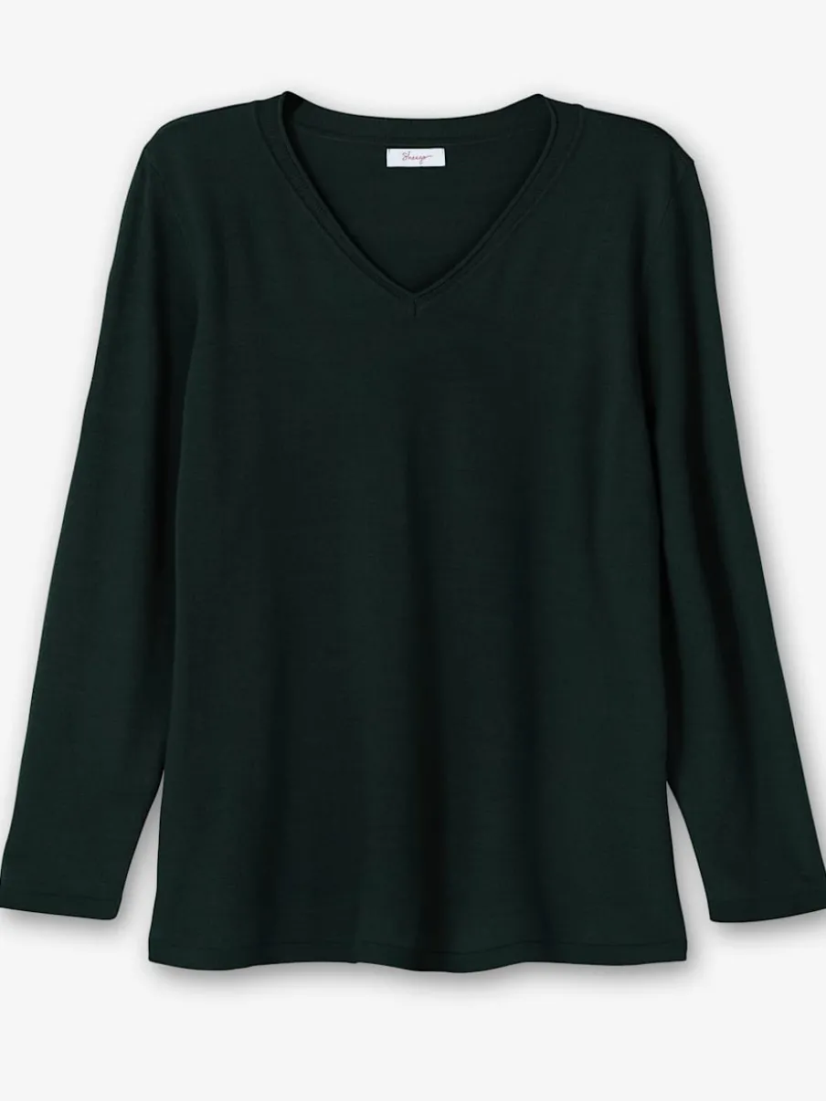 Pull à encolure en v