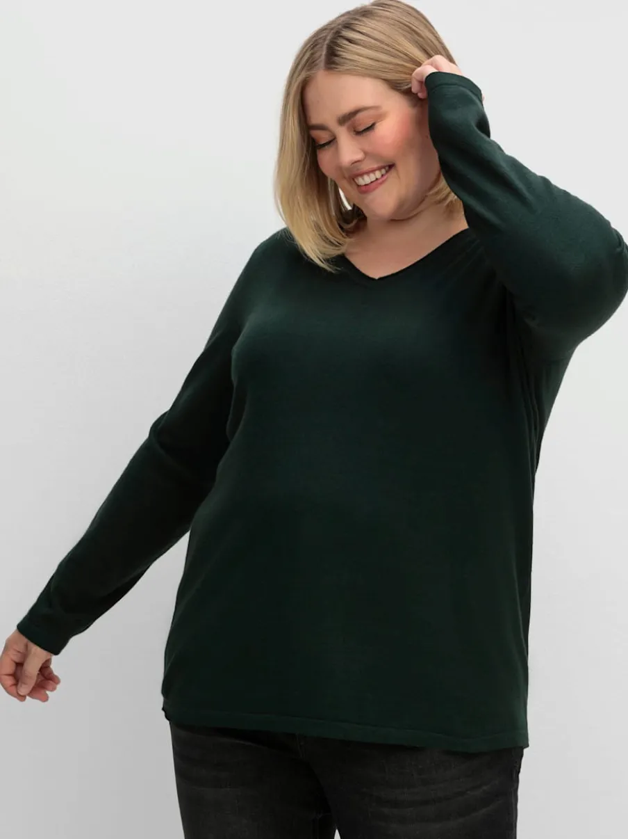 Pull à encolure en v