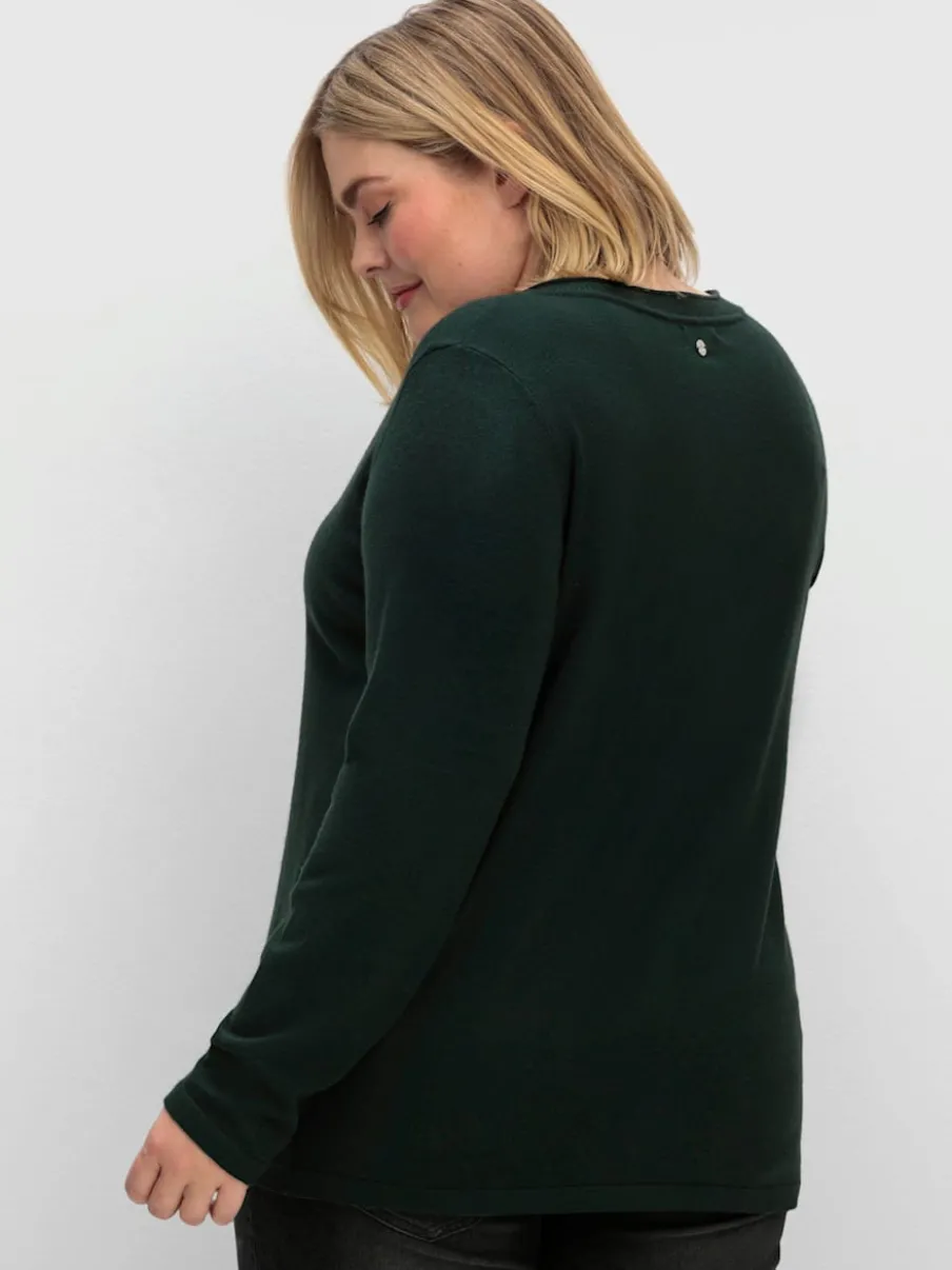 Pull à encolure en v