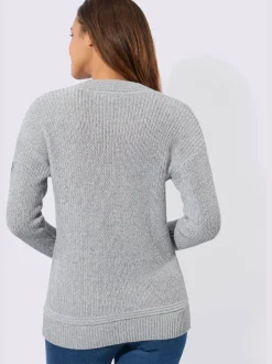 Pull à encolure en v 50% coton