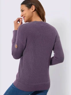 Pull à encolure en v 50% coton