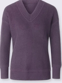 Pull à encolure en v 50% coton