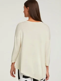 Pull à encolure en V en tricot léger ample