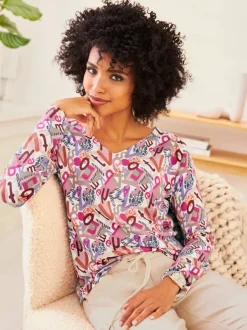 Pull à encolure en v viscose