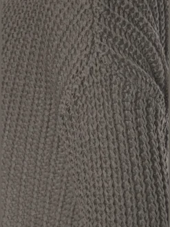 Pull en tricot ample avec col rond et manches longues