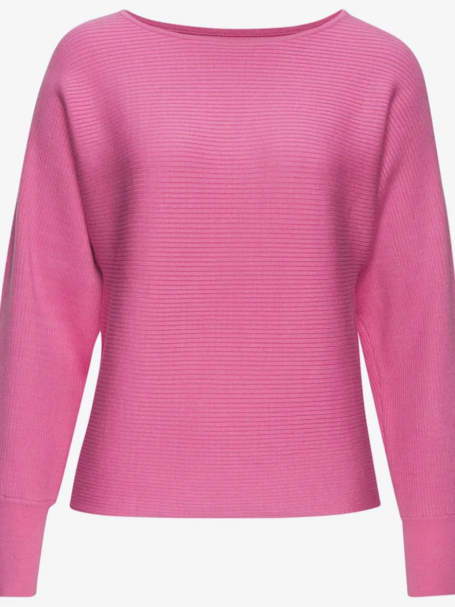 Pull en tricot ample à manches longues avec ourlet droit