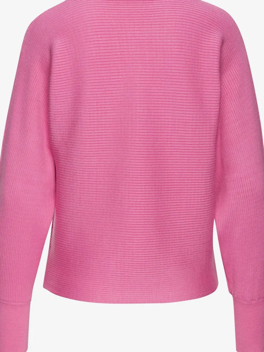 Pull en tricot ample à manches longues avec ourlet droit