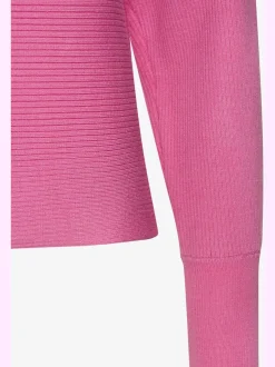Pull en tricot ample à manches longues avec ourlet droit