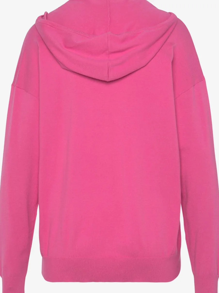Pull en tricot à capuche avec encolure en V doux