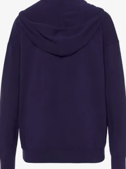 Pull en tricot à capuche avec encolure en V doux