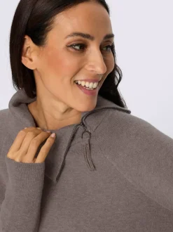 Pull en tricot col à revers avec glissière