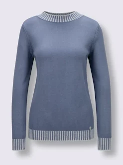 Pull en tricot 50% coton et 50% modal