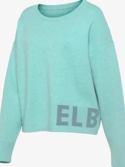 Pull en tricot doux avec encolure ronde et manches longues