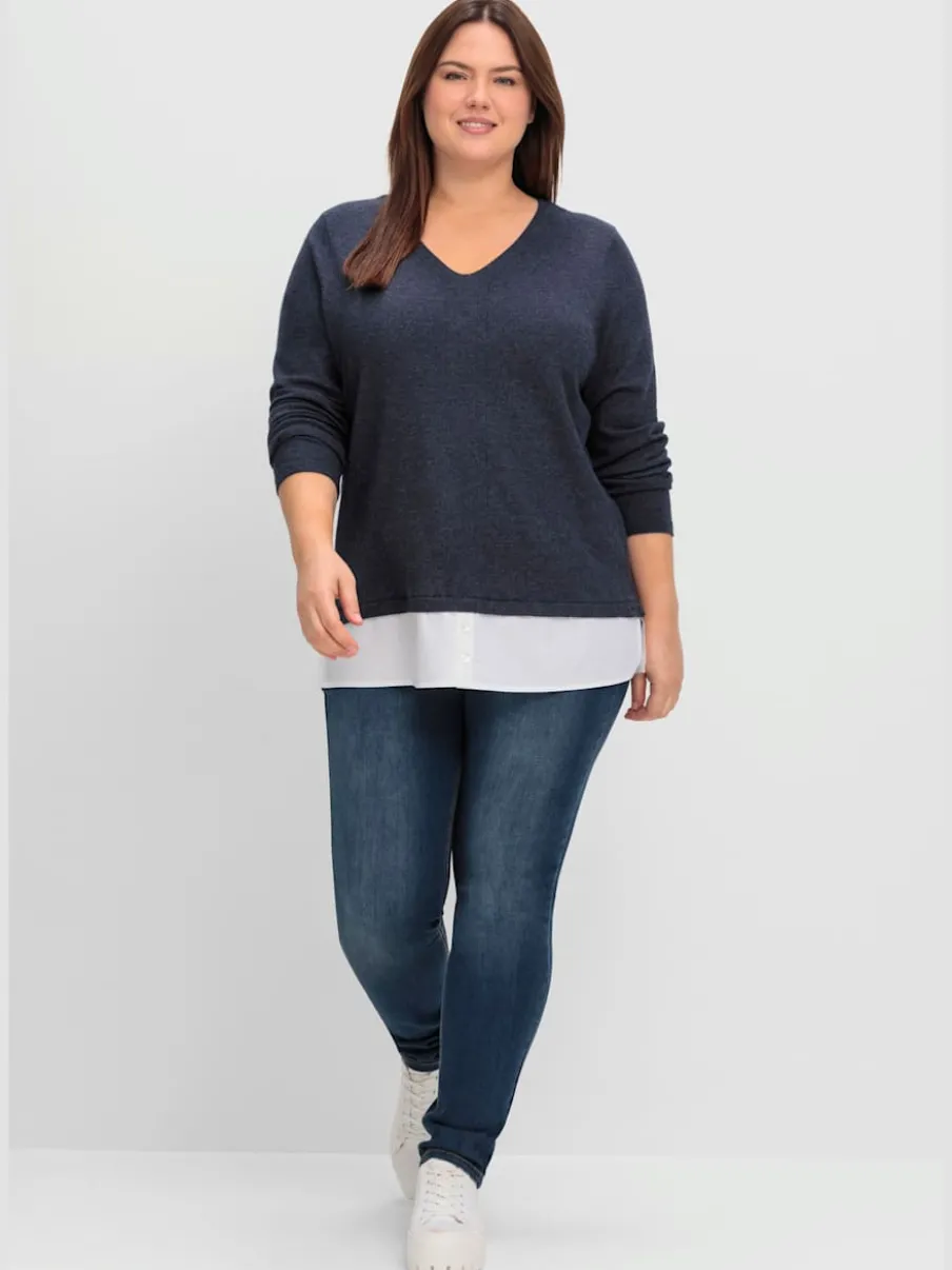 Pull en tricot fin