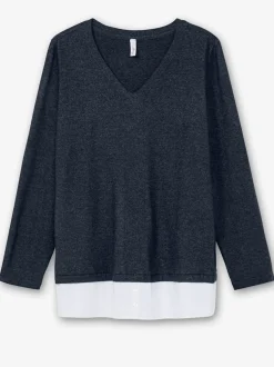Pull en tricot fin