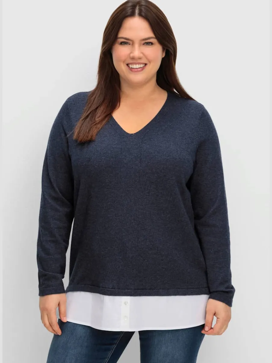Pull en tricot fin