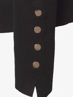 Pull en tricot fin col Mao avec manches longues étroites