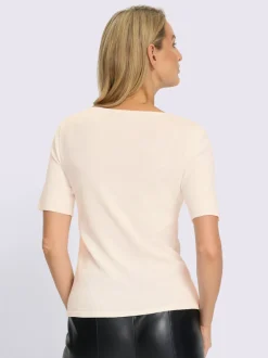 Pull en tricot fin à encolure en cœur avec motif floral