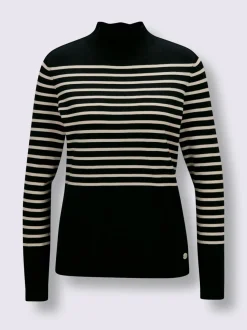 Pull en tricot fin mélange de lyocell et de viscose de qualité