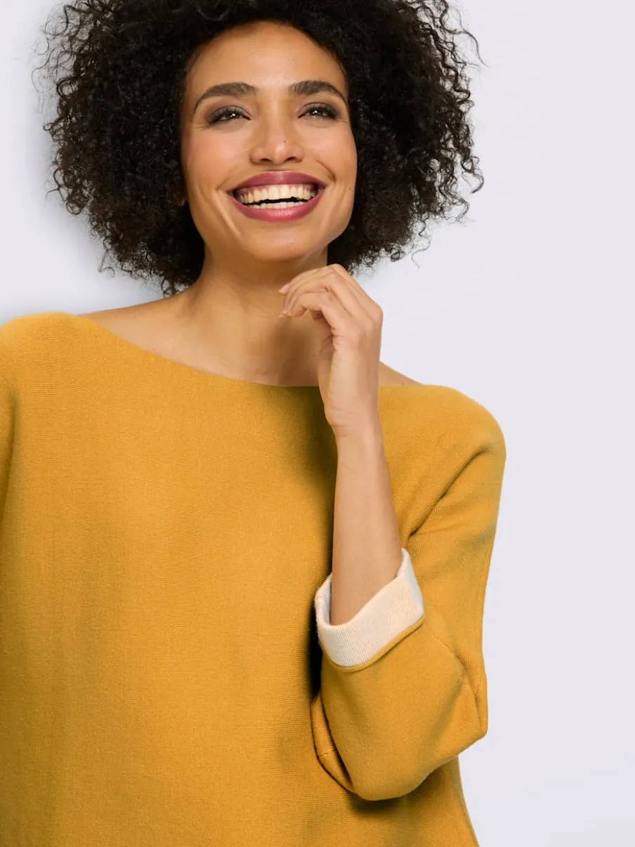 Pull en tricot fin mélange de viscose doux