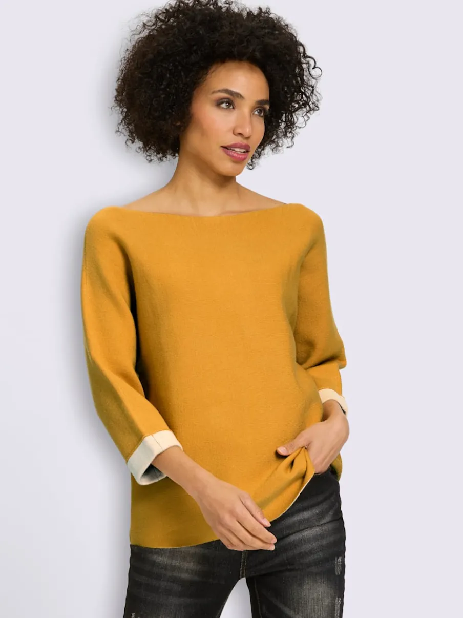 Pull en tricot fin mélange de viscose doux