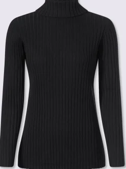 Pull en tricot fin tricot côtelé moderne