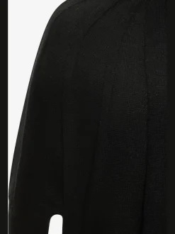 Pull en tricot à manches chauve-souris motifs tricotés doux