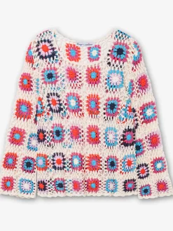 Pull en tricot manches trompette