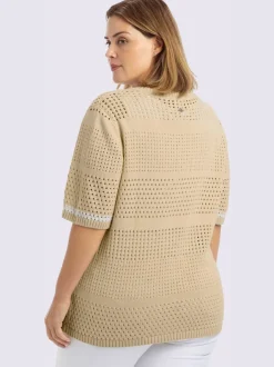 Pull en tricot tricot ajouré