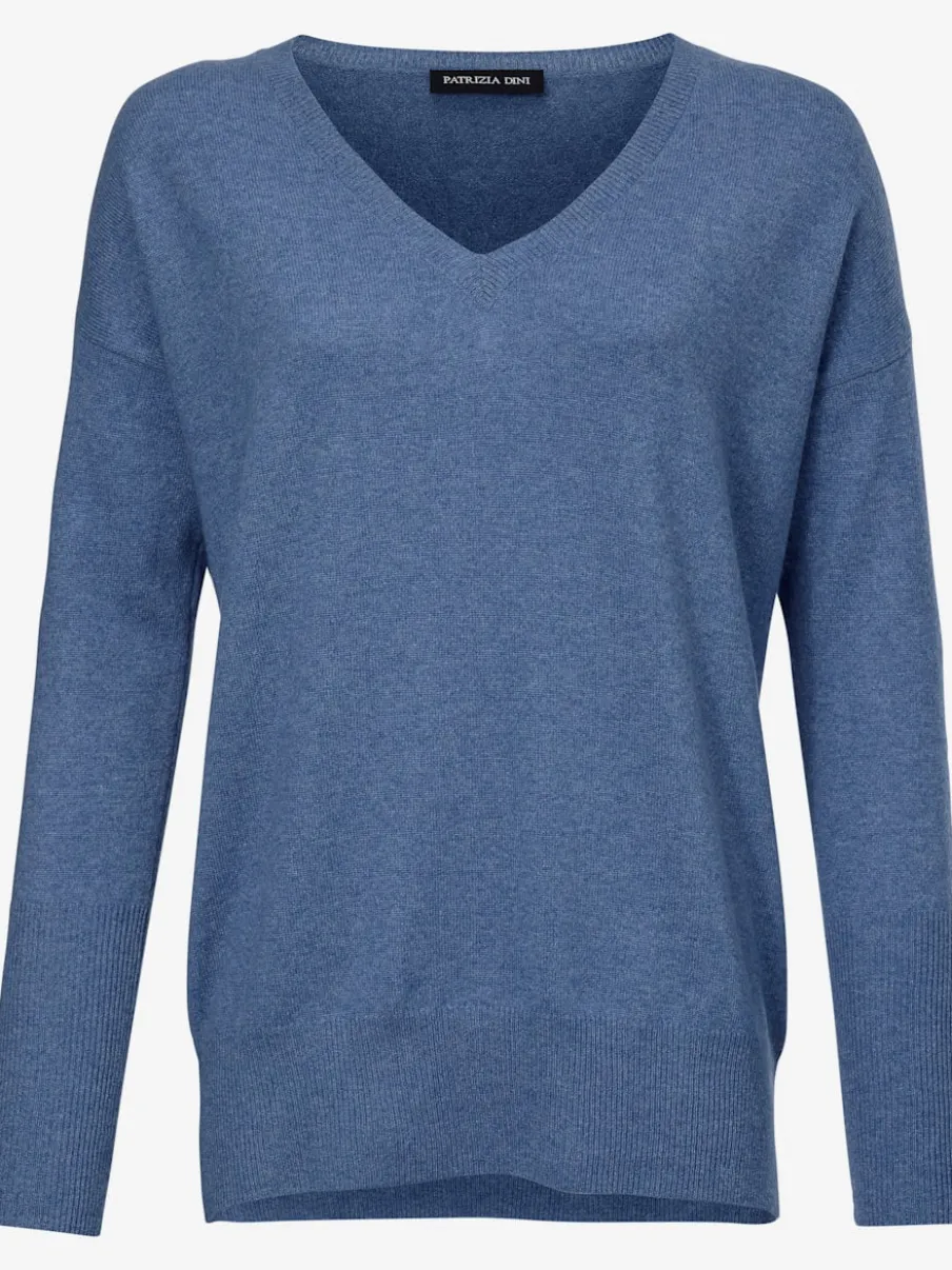 Pull en V en cachemire doux à porter avec simplicité