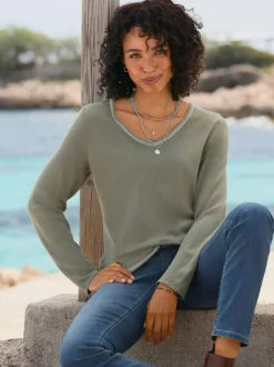 Pull fil argenté brillant couleur argenté