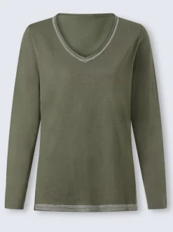Pull fil argenté brillant couleur argenté