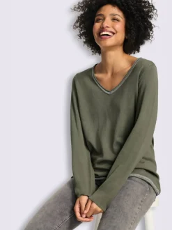 Pull fil argenté brillant couleur argenté