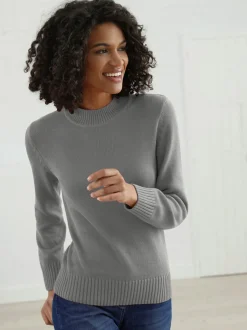 Pull féminin col tortue manches longues finitions côtelées