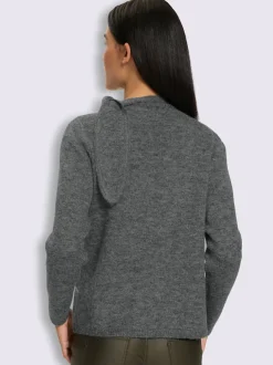 Pull jacquard joli col