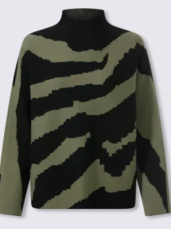 Pull élégant motif jacquard