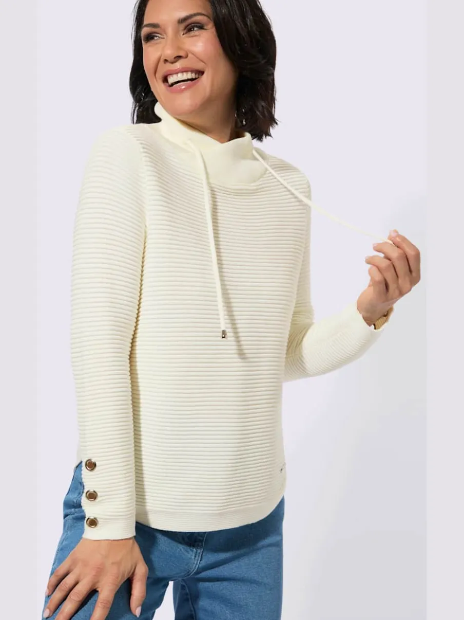 Pull à manches longues 50% coton