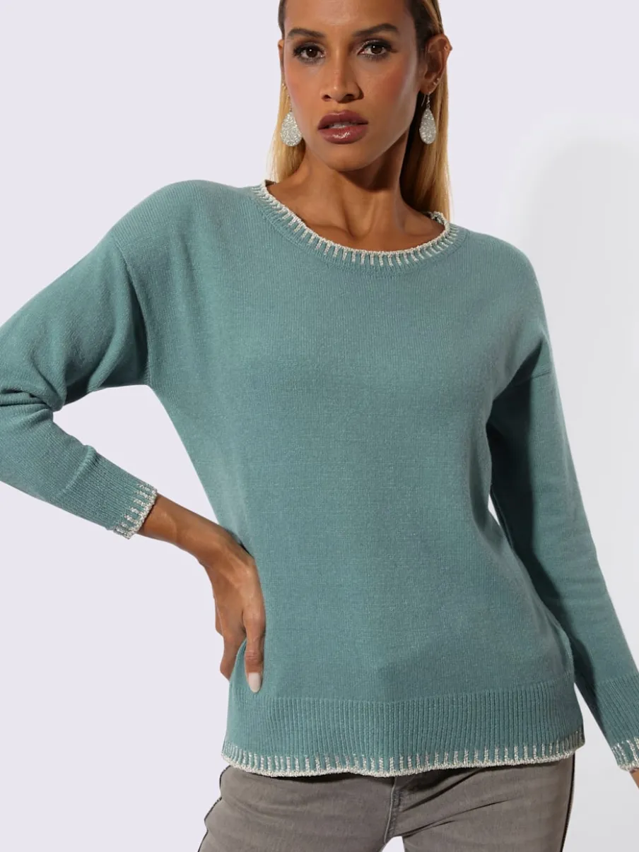 Pull à manches longues jersey fin