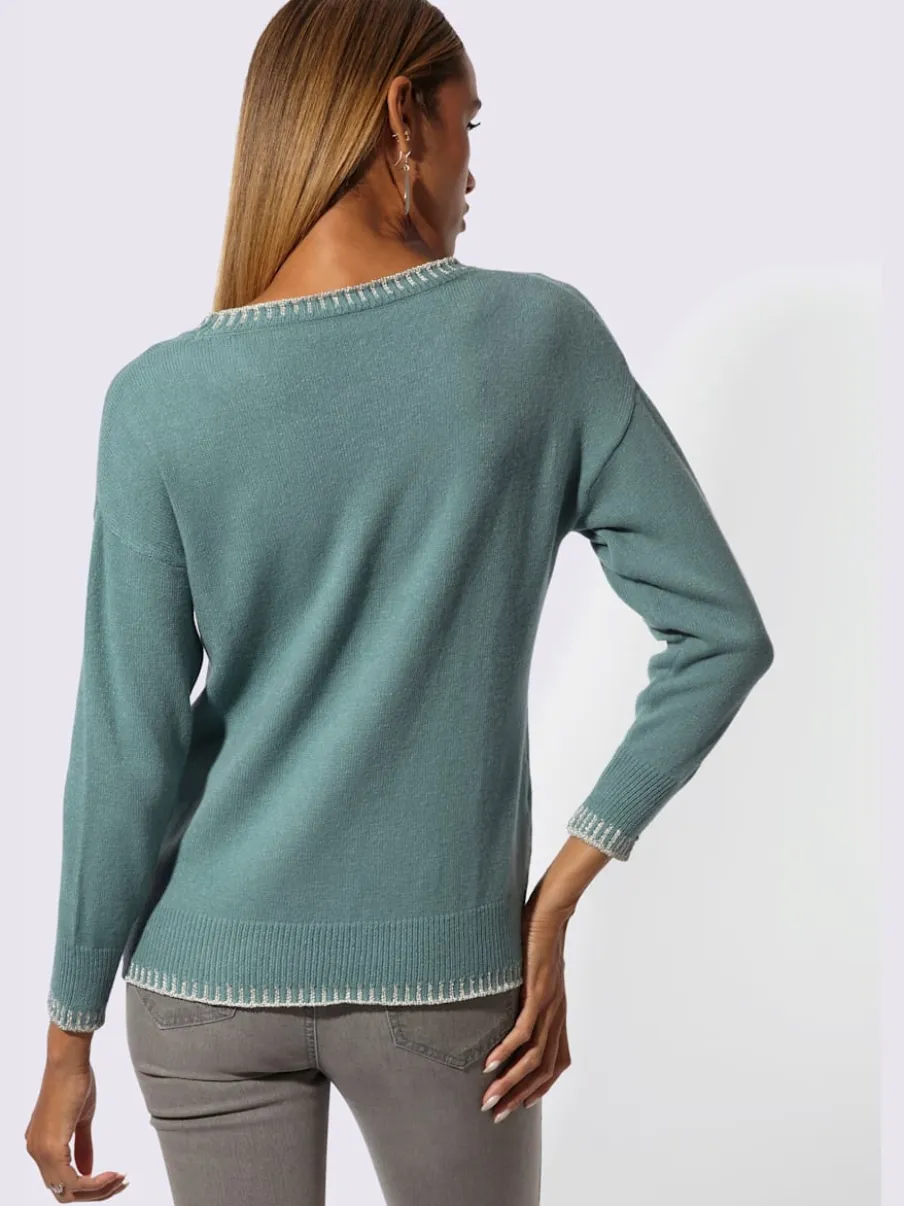 Pull à manches longues jersey fin