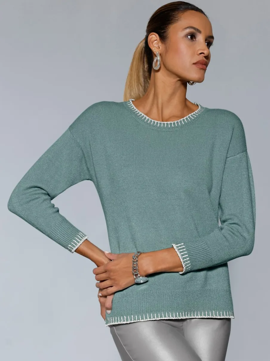 Pull à manches longues jersey fin