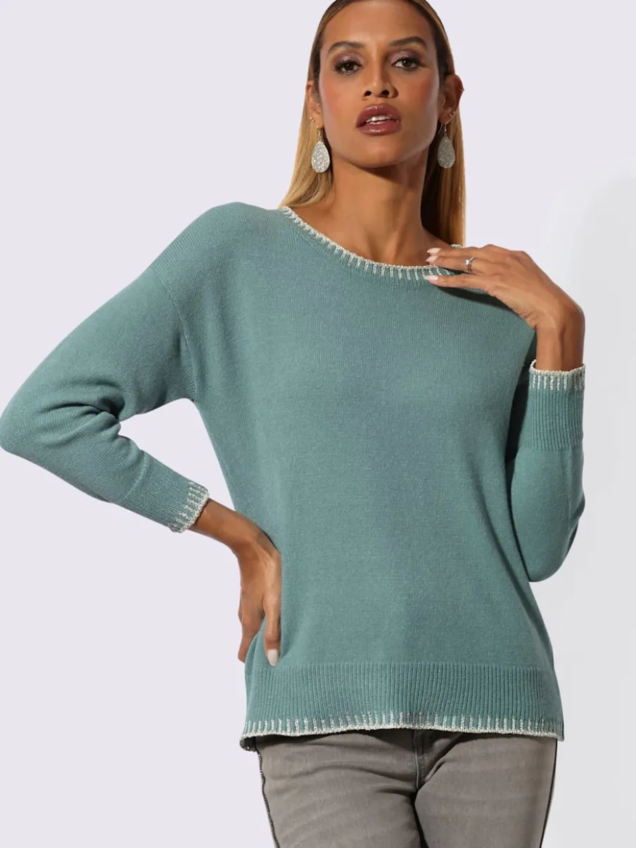 Pull à manches longues jersey fin