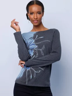 Pull à manches longues 30% laine