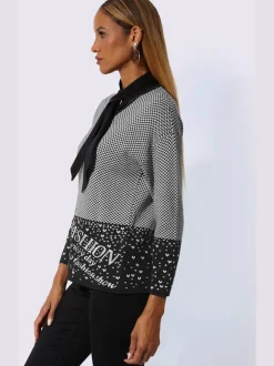 Pull à manches longues qualité coton et modal agréable à porter