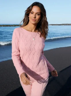 Pull à manches longues 50% viscose