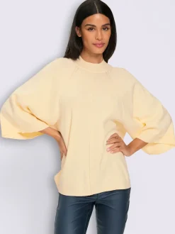 Pull à manches 3/4 nervures flatteuses