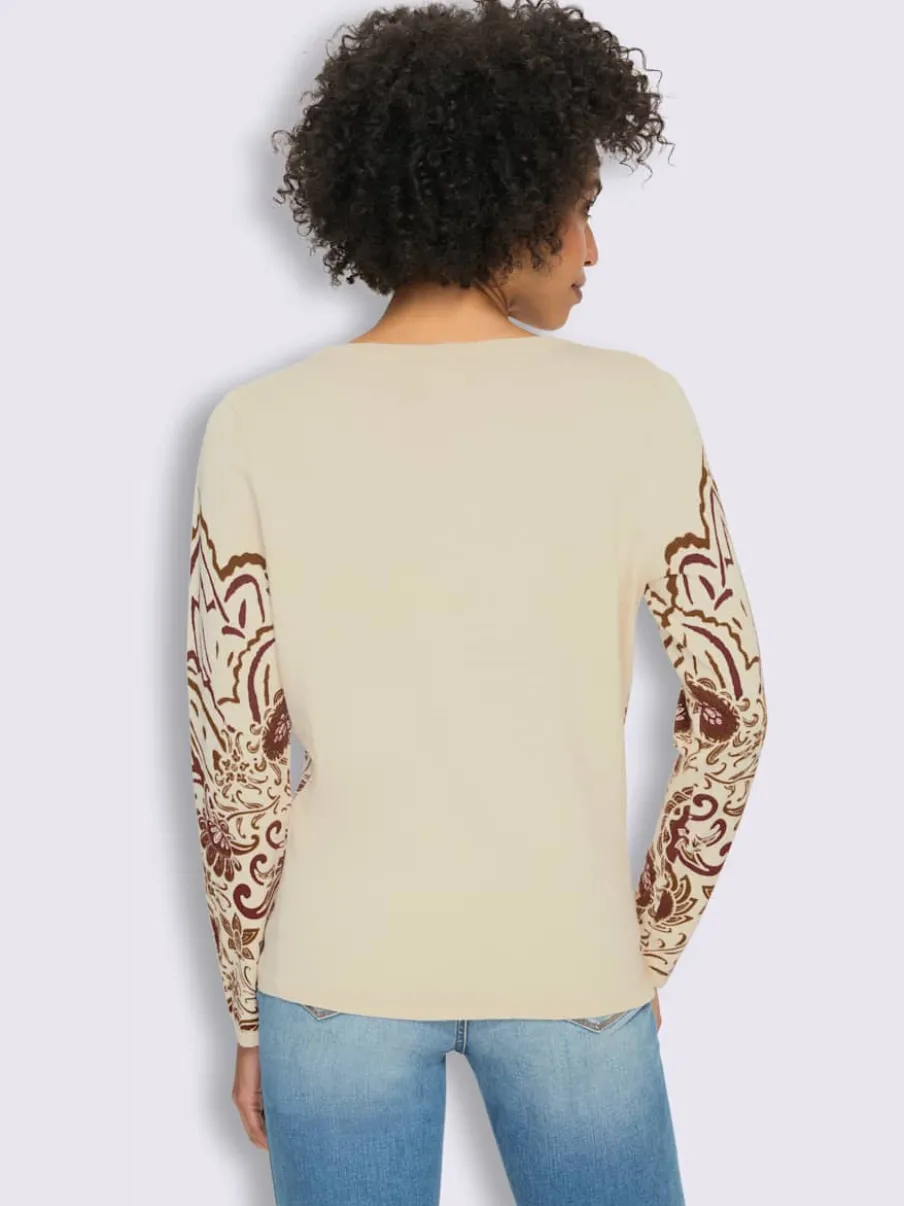 Pull motif paisley
