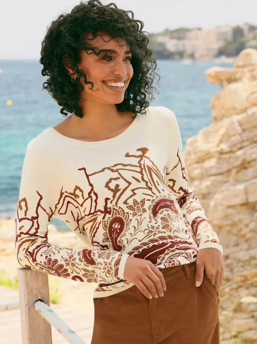Pull motif paisley