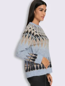 Pull norvégien joli motif norvégien