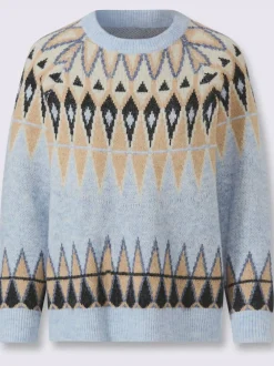 Pull norvégien joli motif norvégien